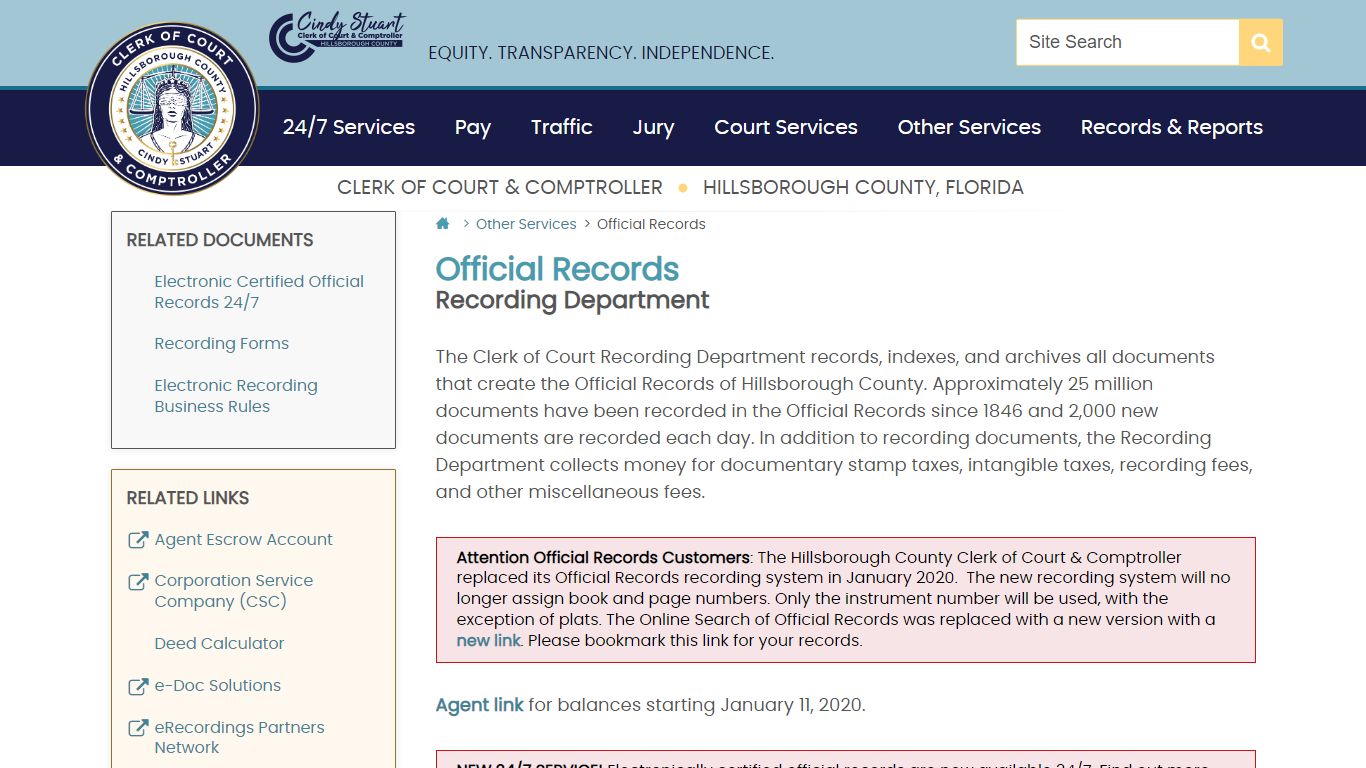 Official Records | Hillsborough County